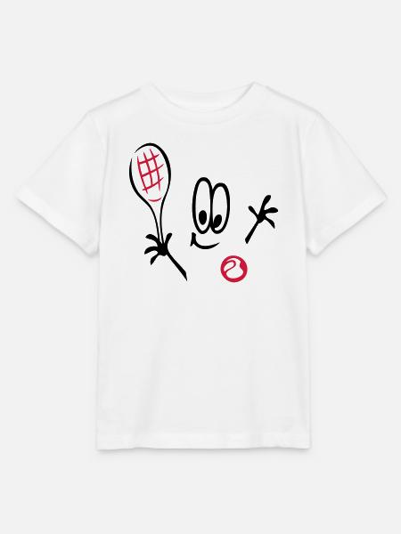 Sport, Tennis ,Tennisball, Comic - Stanley/Stella Kinder T-Shirt MINI CREATOR  - Weiß