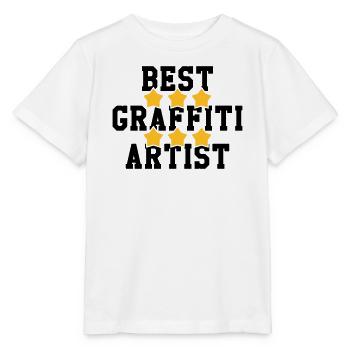 Graffiti / Tag / Writer / Street Art - Stanley/Stella Kinder T-Shirt MINI CREATOR  - Weiß - Vorne - Maike (125cm)