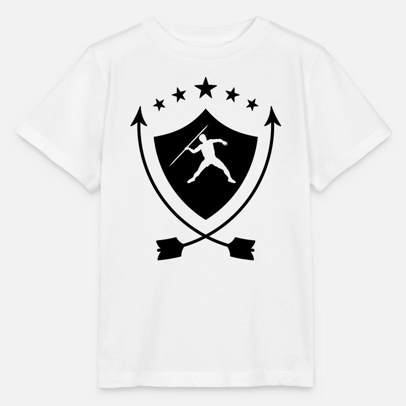 Javelin Throw Thrower Lancer de Javelot Speerwurf - Stanley/Stella MINI CREATOR Kids’ T-Shirt - white