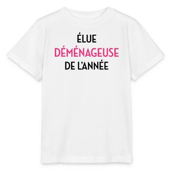 Mover Frachtführer Déménageur Déménagement - Stanley/Stella MINI CREATOR Kids’ T-Shirt - white - Front - Maike (125cm)