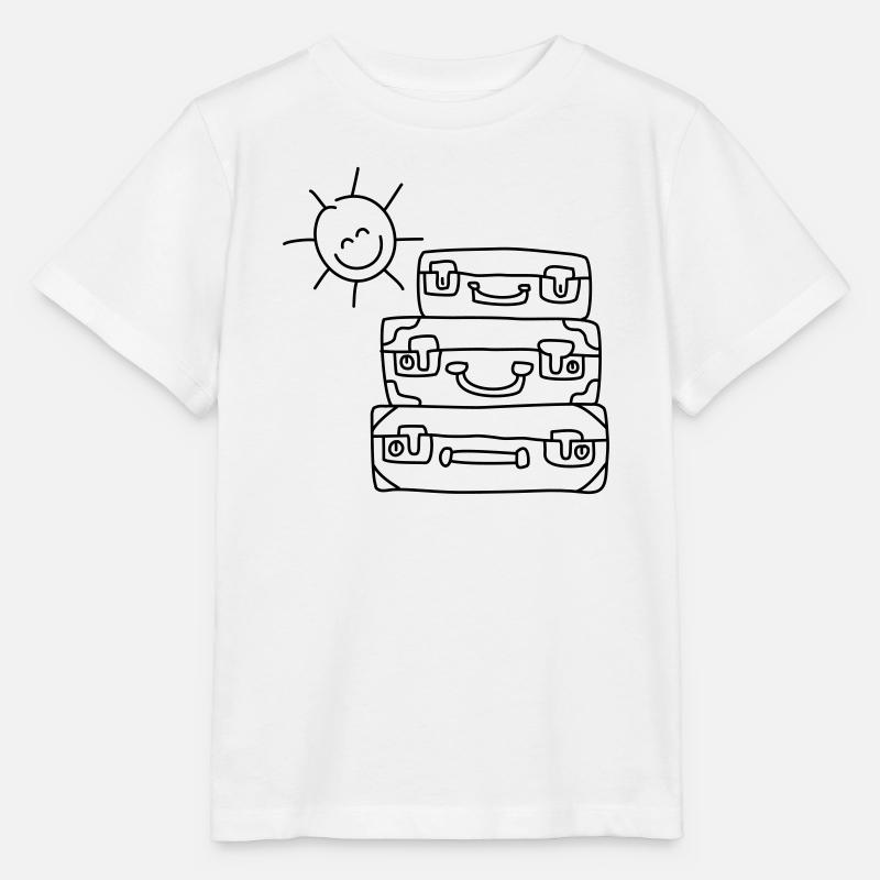 koffer sonne urlaub - Stanley/Stella Kinder T-Shirt MINI CREATOR  - Weiß