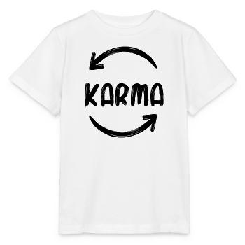 Karma renaissance bouddhisme spiritualité dire - T-shirt bio MINI CREATOR Stanley/Stella Enfant - blanc - Devant - Maike (125cm)