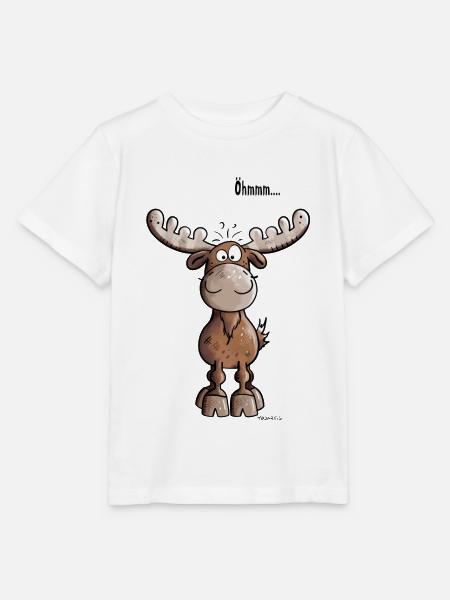 Öhmmm Elch - Stanley/Stella Kinder T-Shirt MINI CREATOR - Weiß