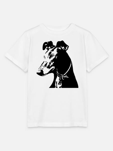 Galgo Kopf - Stanley/Stella Kinder T-Shirt MINI CREATOR - Weiß