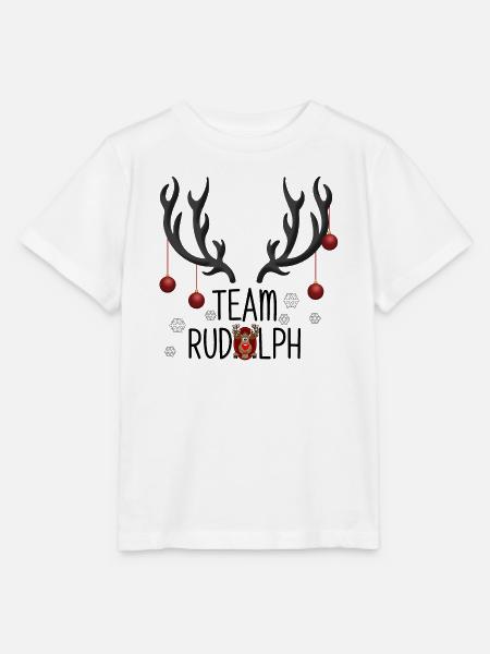 Weihnachtsteam Rudolph Abenteuer - Stanley/Stella Kinder T-Shirt MINI CREATOR  - Weiß