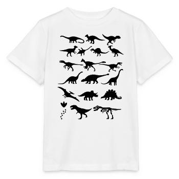 Dinosaurs - Stanley/Stella MINI CREATOR Kids’ T-Shirt - white - Front - Maike (125cm)
