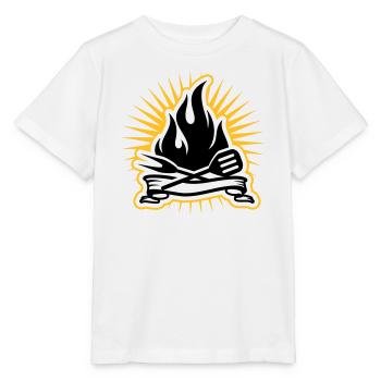 Grill accessories and grill flames - Stanley/Stella MINI CREATOR Kids’ T-Shirt - white - Front - Maike (125cm)