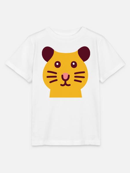 Süsser Hamster - Stanley/Stella Kinder T-Shirt MINI CREATOR - Weiß