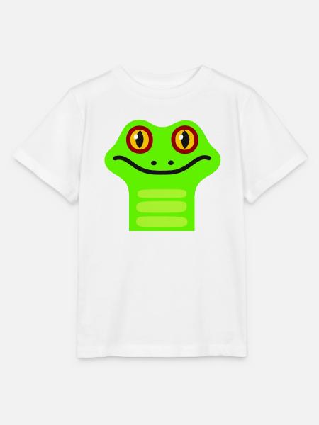 Süsser Frosch - Stanley/Stella Kinder T-Shirt MINI CREATOR - Weiß