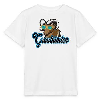 Graubünden Steinbock Stil - Stanley/Stella Kinder T-Shirt MINI CREATOR  - Weiß - Vorne - Maike (125cm)