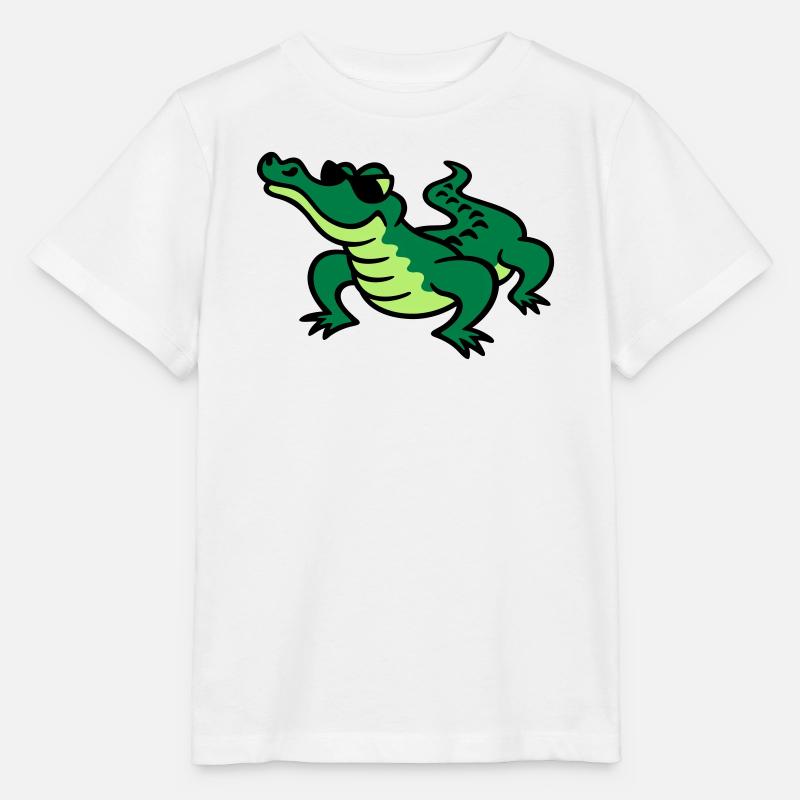Cool Croc - T-shirt bio MINI CREATOR Stanley/Stella Enfant - blanc
