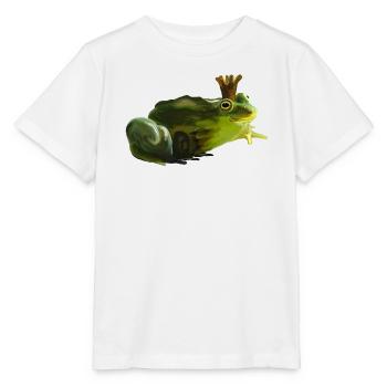 prince grenouille - T-shirt bio MINI CREATOR Stanley/Stella Enfant - blanc - Devant - Maike (125cm)