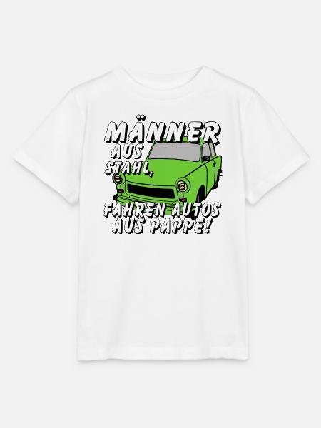 Männer aus Stahl, Auto aus Pappe , 601 - Stanley/Stella Kinder T-Shirt MINI CREATOR - Weiß