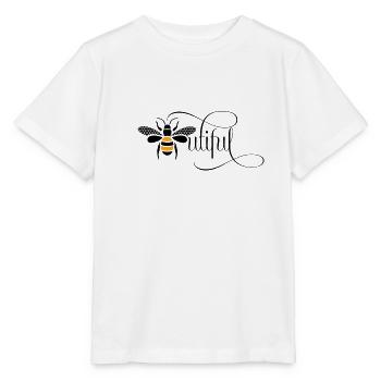 Bee Beautiful Beauty Beauty Bee Beekeeper Gift - Stanley/Stella MINI CREATOR Kids’ T-Shirt - white - Front - Maike (125cm)