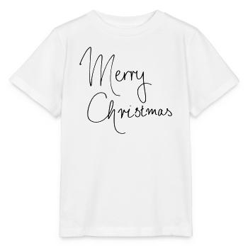Merry Christmas - Stanley/Stella MINI CREATOR Kids’ T-Shirt - white - Front - Maike (125cm)