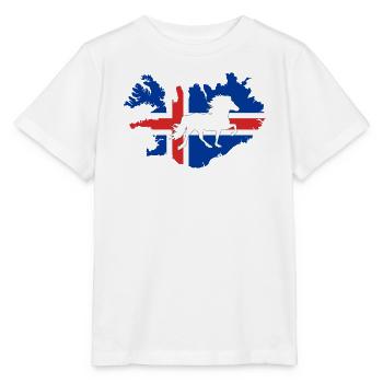 Icelandic horse - Stanley/Stella MINI CREATOR Kids’ T-Shirt - white - Front - Maike (125cm)