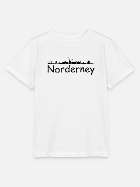 Norderney Skyline - Stanley/Stella Kinder T-Shirt MINI CREATOR - Weiß