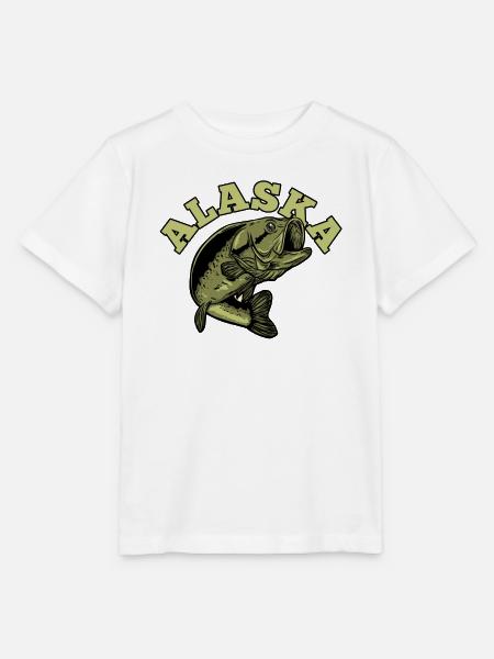 Alaska Fisch - Stanley/Stella Kinder T-Shirt MINI CREATOR - Weiß