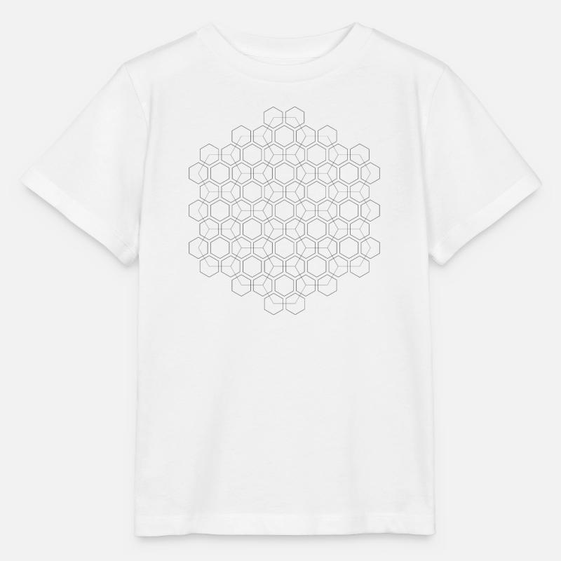 Sechseck - Stanley/Stella Kinder T-Shirt MINI CREATOR  - Weiß
