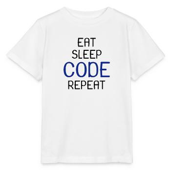 Programmierer Alltag IT künstlich - Stanley/Stella Kinder T-Shirt MINI CREATOR  - Weiß - Vorne - Maike (125cm)