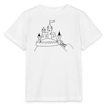 Castle - Stanley/Stella MINI CREATOR Kids’ T-Shirt - white - Front - Maike (125cm)