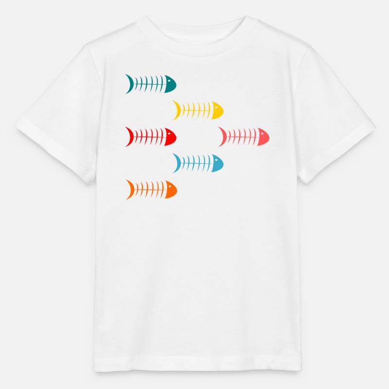 Sardines - T-shirt bio MINI CREATOR Stanley/Stella Enfant - blanc