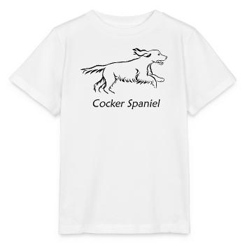 Cocker spaniel - Stanley/Stella MINI CREATOR Kids’ T-Shirt - white - Front - Maike (125cm)