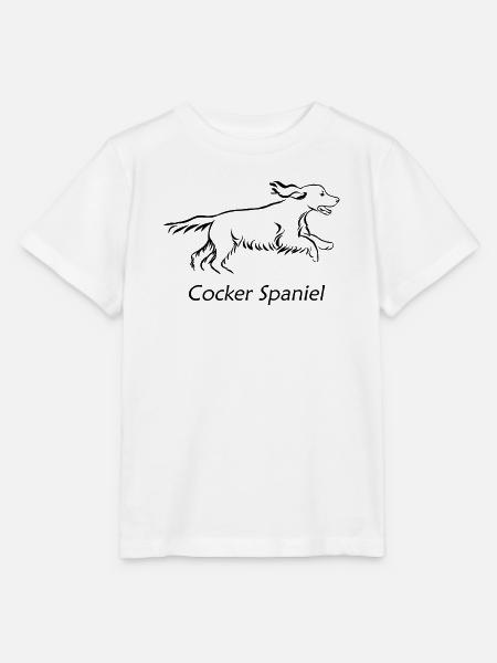 Cocker Spaniel - Stanley/Stella Kinder T-Shirt MINI CREATOR - Weiß