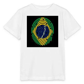 Brésil Brésil Rio de Janeiro Copacabana Amazona - T-shirt bio MINI CREATOR Stanley/Stella Enfant - blanc - Devant - Maike (125cm)