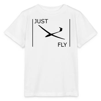Segelflugzeug - Stanley/Stella Kinder T-Shirt MINI CREATOR  - Weiß - Vorne - Maike (125cm)