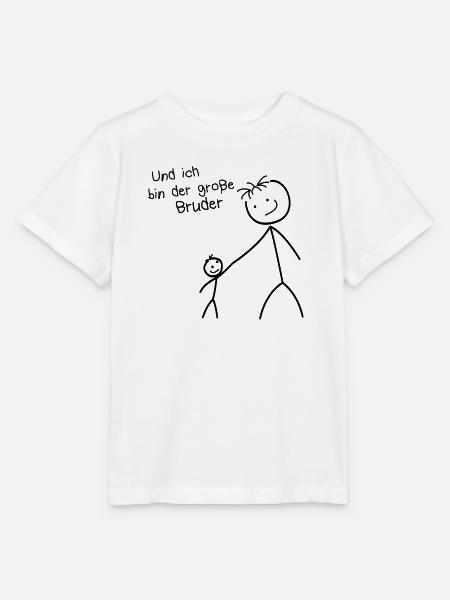 Stolzer großer Bruder - Stanley/Stella Kinder T-Shirt MINI CREATOR  - Weiß