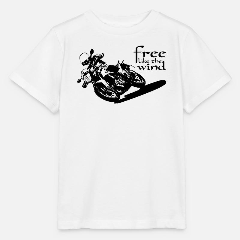 Biker Free - T-shirt bio MINI CREATOR Stanley/Stella Enfant - blanc