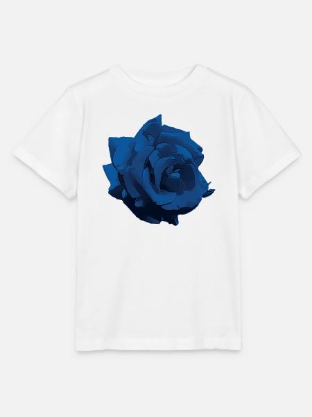 Blume - Rose blue - Stanley/Stella Kinder T-Shirt MINI CREATOR  - Weiß