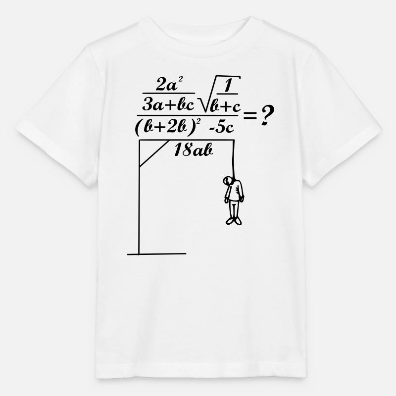 Mathe-Formel - Stanley/Stella Kinder T-Shirt MINI CREATOR  - Weiß