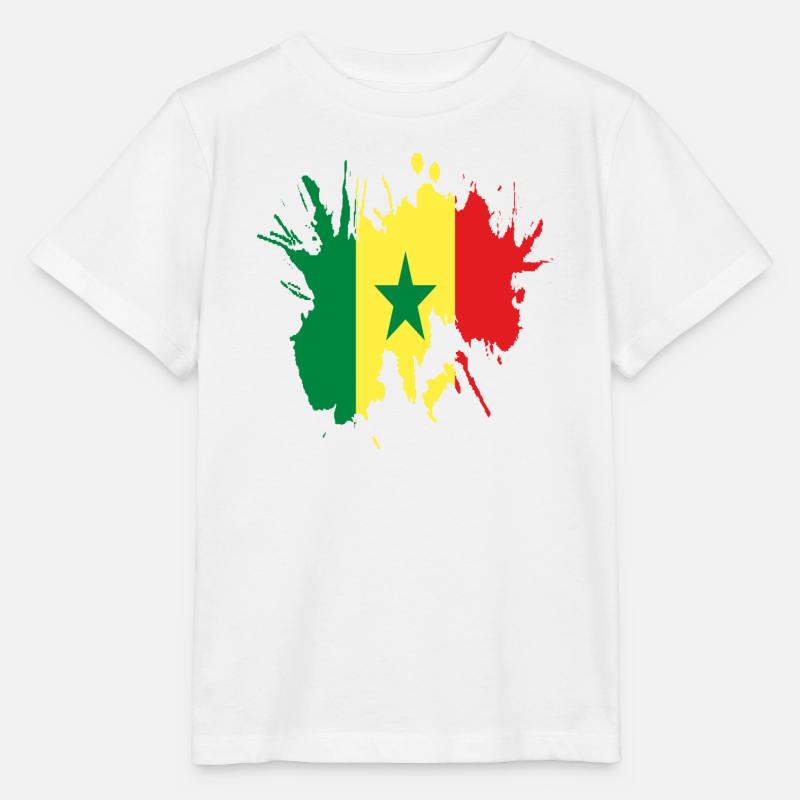Senegal - Stanley/Stella Kinder T-Shirt MINI CREATOR  - Weiß