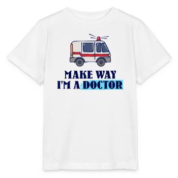 Médecin Médecin Médecin Médecin Médecin Spécialiste Hôpital Ambulance - T-shirt bio MINI CREATOR Stanley/Stella Enfant - blanc - Devant - Maike (125cm)