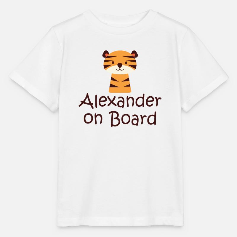 Alexander on board - Stanley/Stella Kinder T-Shirt MINI CREATOR  - Weiß