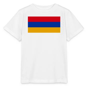 Aufkleber Flagge von Armenien Aufkleber Fahne Armenien - Stanley/Stella Kinder T-Shirt MINI CREATOR  - Weiß - Vorne - Maike (125cm)