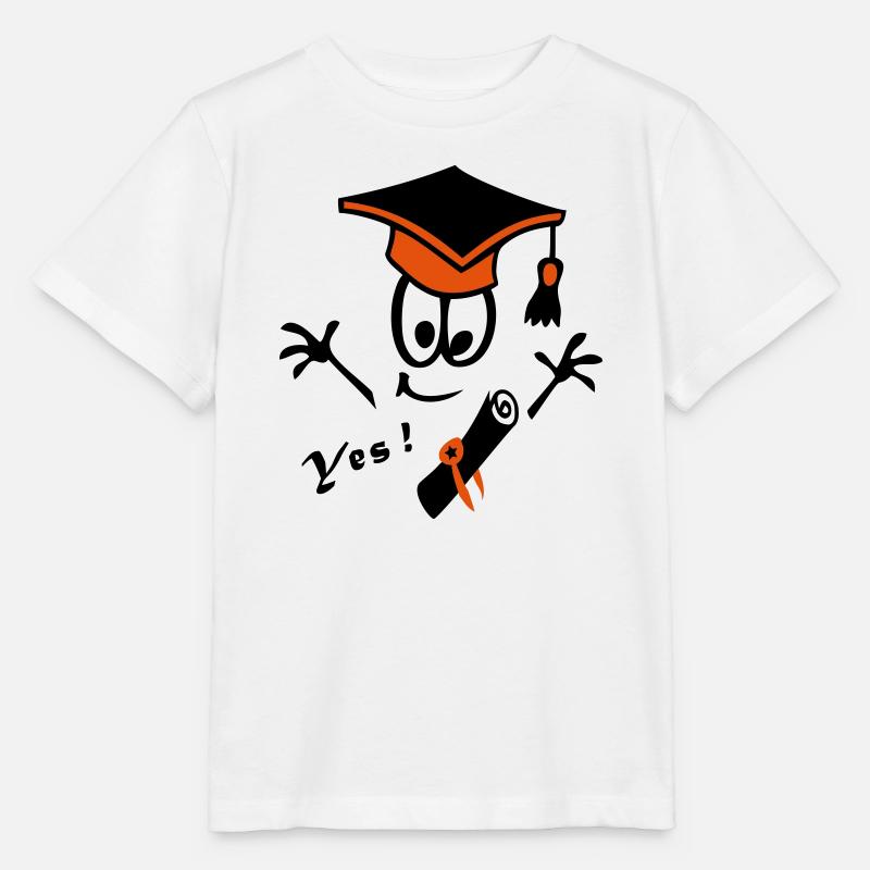 Doktorhut Studium Schule Comic Yes - Stanley/Stella Kinder T-Shirt MINI CREATOR - Weiß