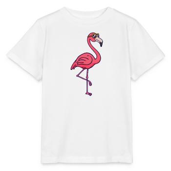 Flamingo Vacation Vacation Summer Chilling Relax - Stanley/Stella MINI CREATOR Kids’ T-Shirt - white - Front - Maike (125cm)