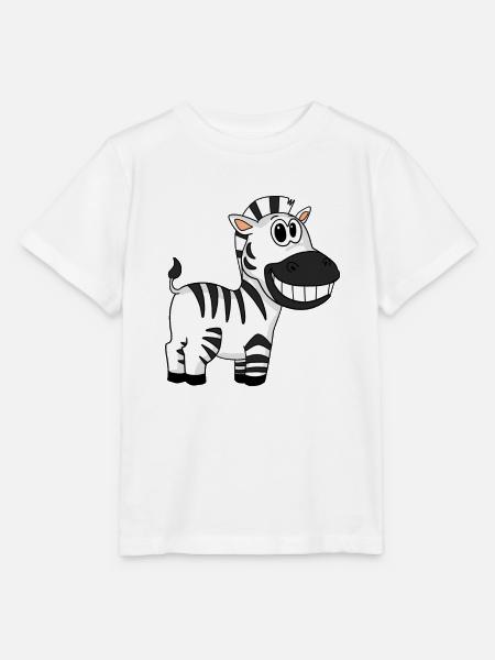 Zebra - Stanley/Stella Kinder T-Shirt MINI CREATOR  - Weiß