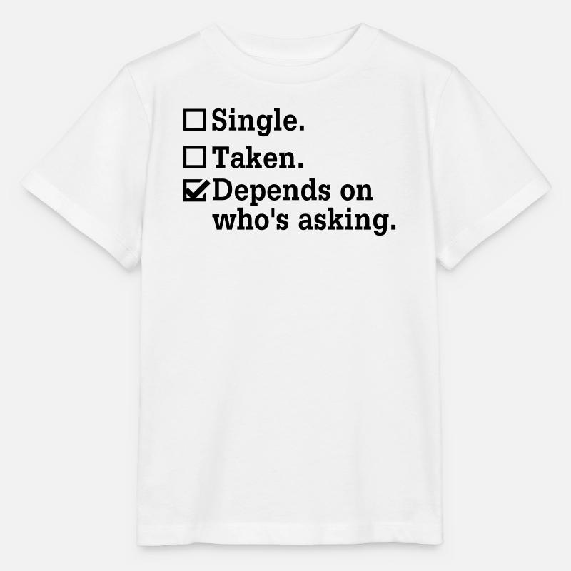 Célibataire? - Équipe d’enterrement de vie de garçon - T-shirt bio MINI CREATOR Stanley/Stella Enfant - blanc