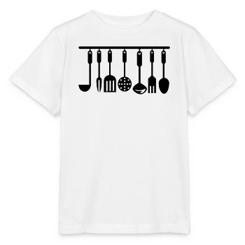 Kitchen utensils kitchen utensils - Stanley/Stella MINI CREATOR Kids’ T-Shirt - white - Front - Maike (125cm)