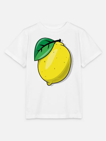 Zitrone - Stanley/Stella Kinder T-Shirt MINI CREATOR - Weiß