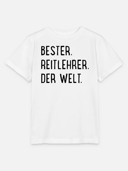 Bester Reitlehrer - Stanley/Stella Kinder T-Shirt MINI CREATOR - Weiß