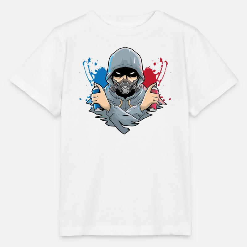 Sprayer Graffiti - Stanley/Stella Kinder T-Shirt MINI CREATOR  - Weiß