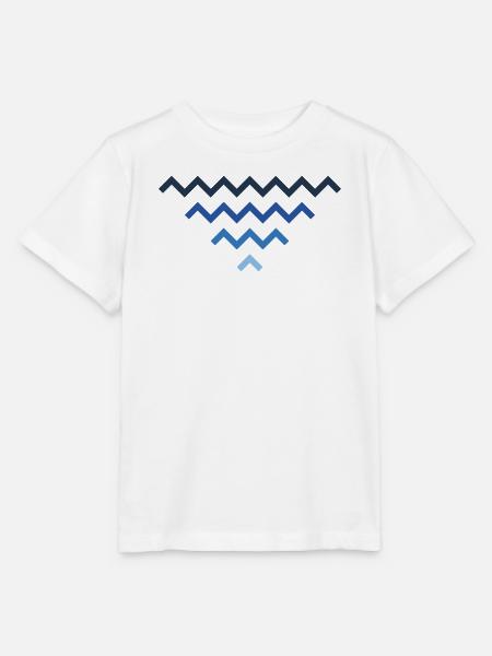 Wellen - Stanley/Stella Kinder T-Shirt MINI CREATOR - Weiß