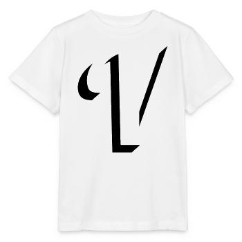 Letter V, name, the letter V - Stanley/Stella MINI CREATOR Kids’ T-Shirt - white - Front - Maike (125cm)