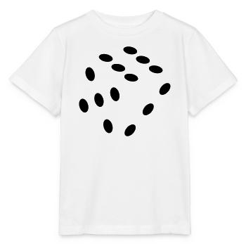 Dice, dice. Gambling, gambling, money - Stanley/Stella MINI CREATOR Kids’ T-Shirt - white - Front - Maike (125cm)