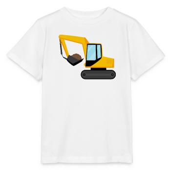 Bucket excavator - Stanley/Stella MINI CREATOR Kids’ T-Shirt - white - Front - Maike (125cm)